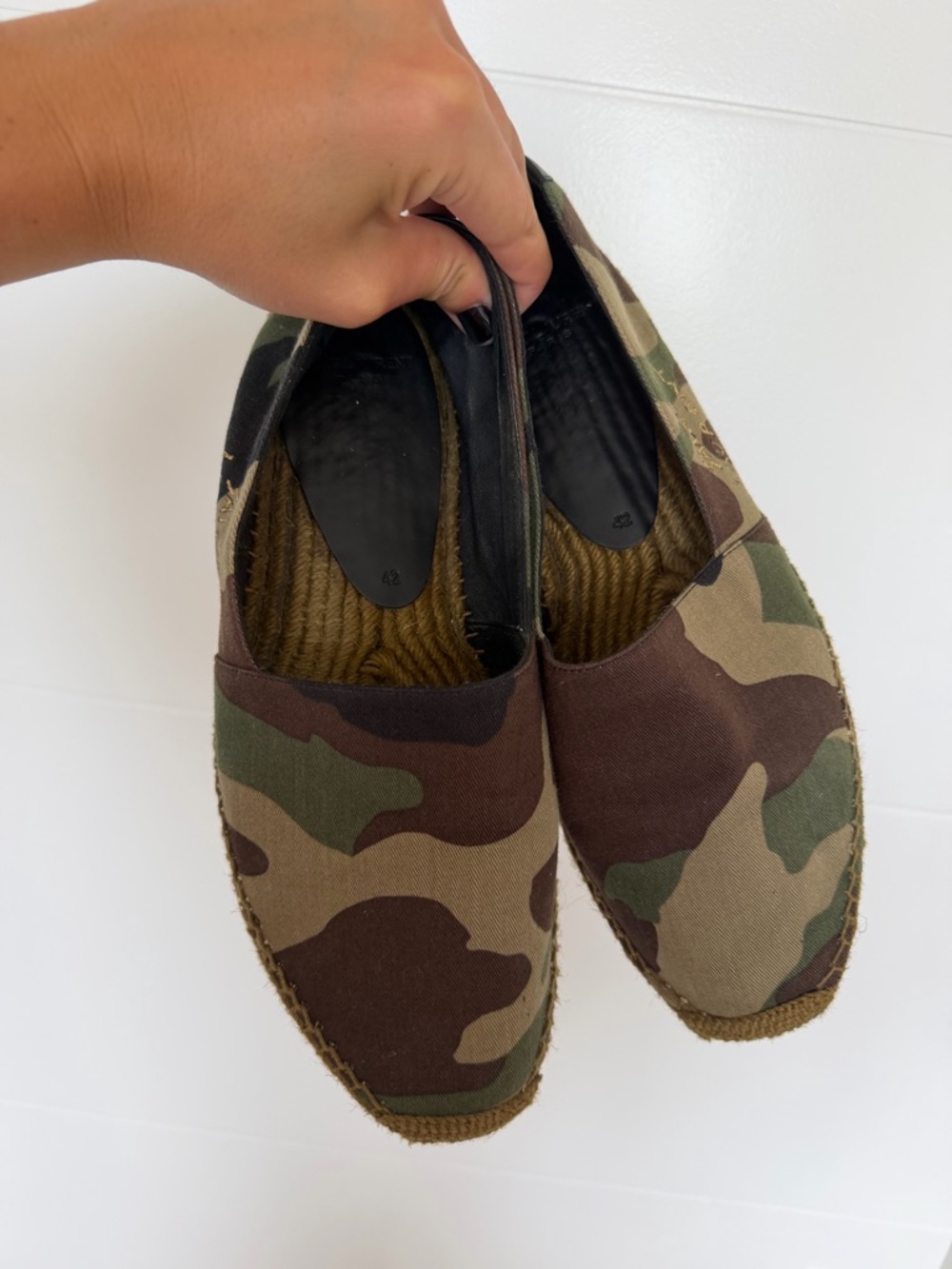 Saint Laurent Camouflage Espadrilles - Picture 3 of 6